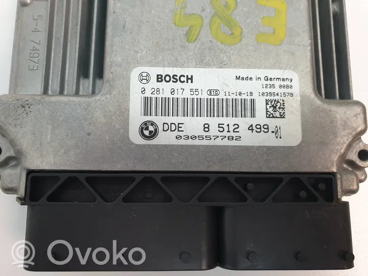 BMW X1 E84 Sterownik / Moduł ECU 8512499