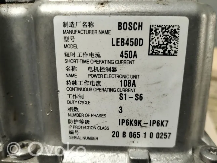 BMW 7 G11 G12 Module de contrôle de batterie 9454281