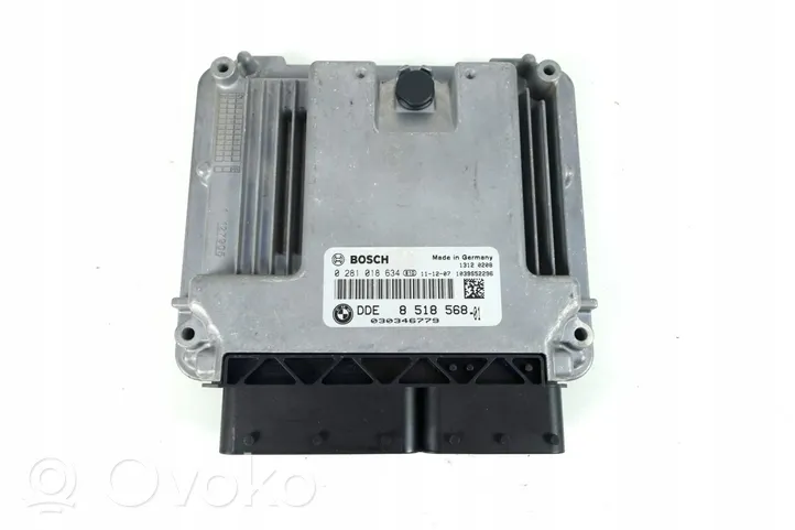 BMW 3 F30 F35 F31 Unité de commande, module ECU de moteur 0281018634