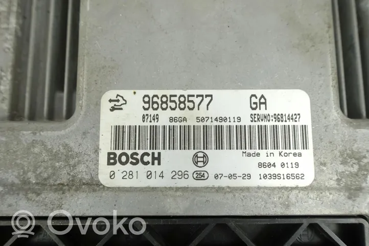 Opel Antara Engine control unit/module ECU 0281014296