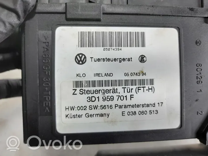 Volkswagen Phaeton Etuoven ikkunan nostomoottori 3D1959701F