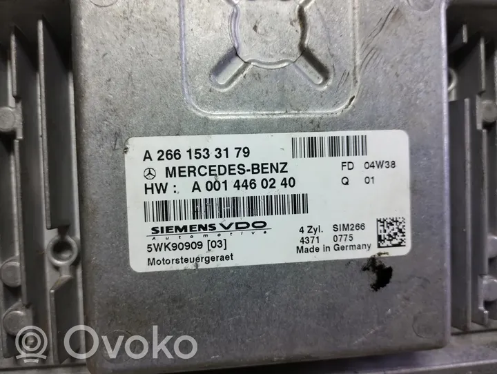 Mercedes-Benz A W169 Moottorin ohjainlaite/moduuli (käytetyt) A0014460240