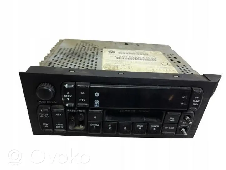 Chrysler Grand Voyager III Radio/CD/DVD/GPS-pääyksikkö P04859504AB