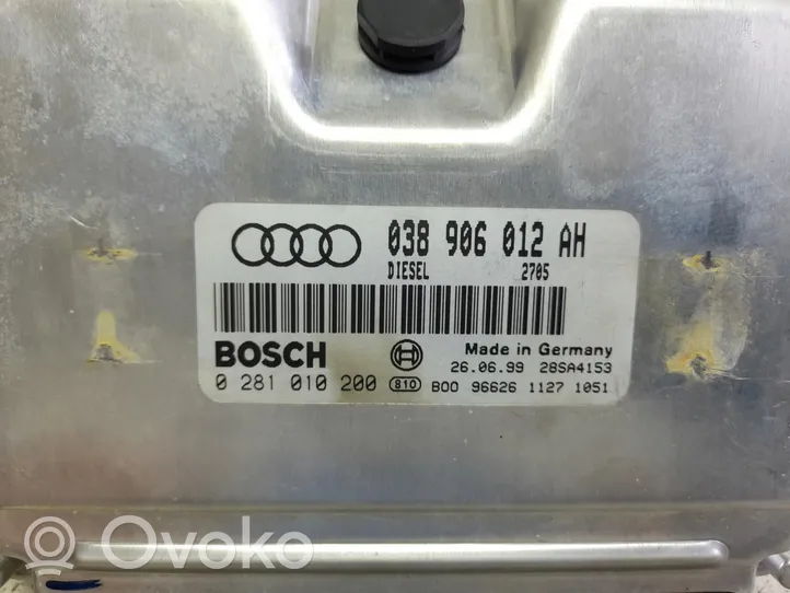 Audi A4 S4 B5 8D Moottorin ohjainlaite/moduuli (käytetyt) 038906012AH