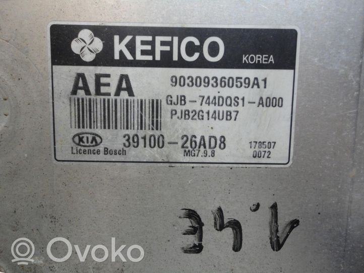 KIA Rio Komputer / Sterownik ECU i komplet kluczy 