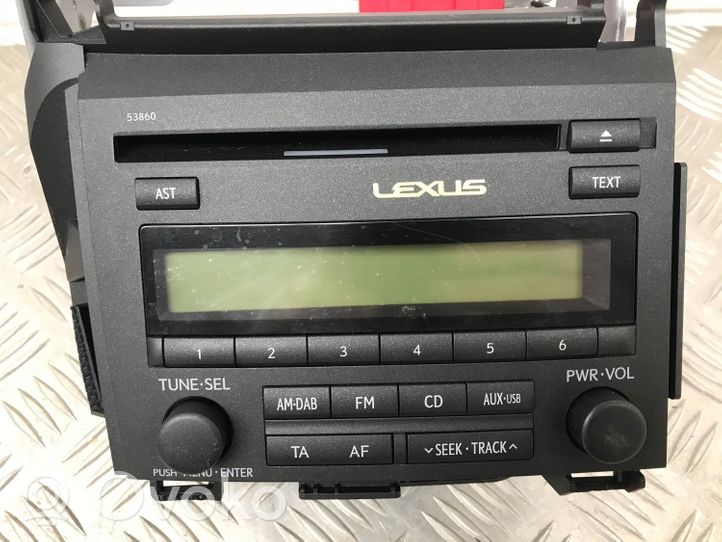 Lexus CT 200H Radio/CD/DVD/GPS head unit 8612076170