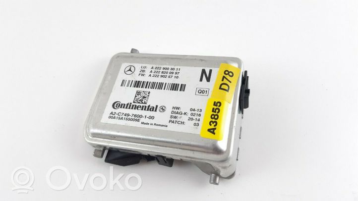 A2229003011 Mercedes-Benz C W205 Frontkamera Windschutzscheibe 