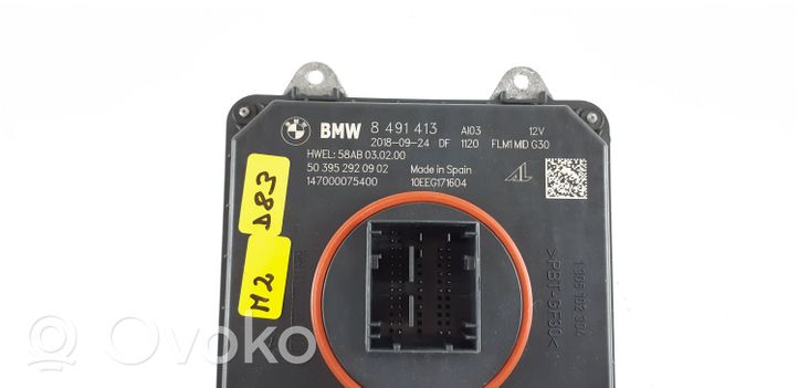 BMW 5 G30 G31 Modulo di zavorra faro Xenon 8491413