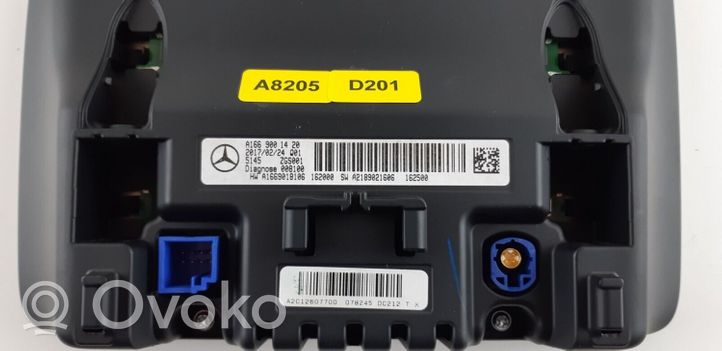 Mercedes-Benz GLE (W166 - C292) Monitor / wyświetlacz / ekran A1669001420