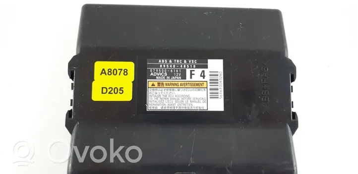 Lexus RX 450H ABS control unit/module 8954048510