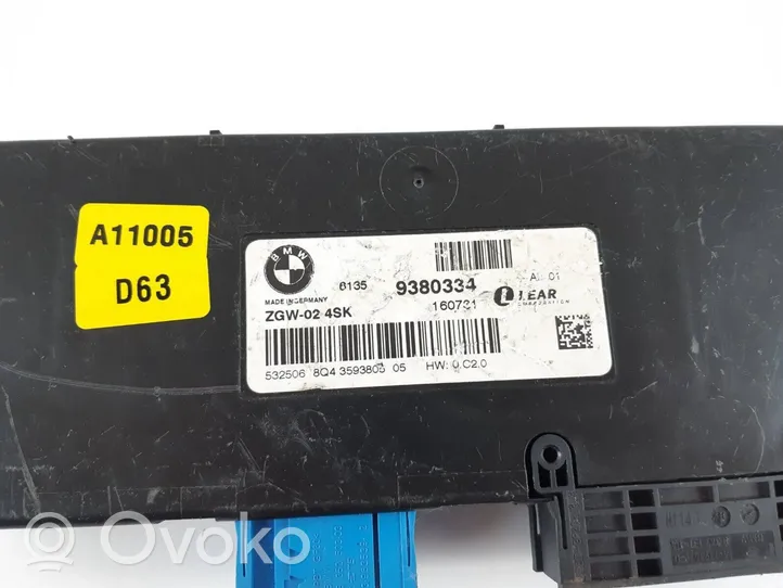 BMW X3 F25 Gateway control module 9380334