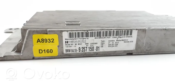 BMW 5 F10 F11 Moduł / Sterownik Bluetooth 9257150