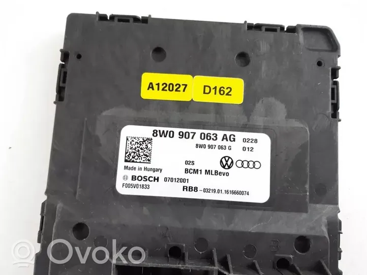 Audi A4 S4 B9 8W Module confort 8W0907063AG