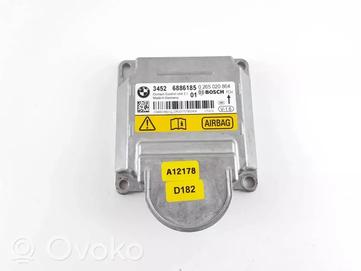 BMW 3 F30 F35 F31 Sterownik / Moduł Airbag 6886185