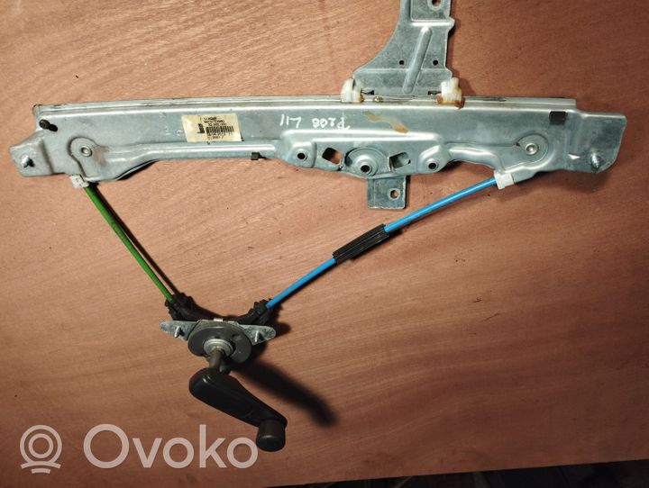 Peugeot 208 Rear door manual window regulator 9673153980