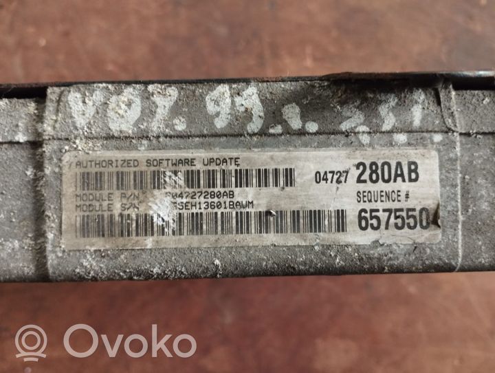 Chrysler Voyager Sterownik / Moduł ECU 04727280AB