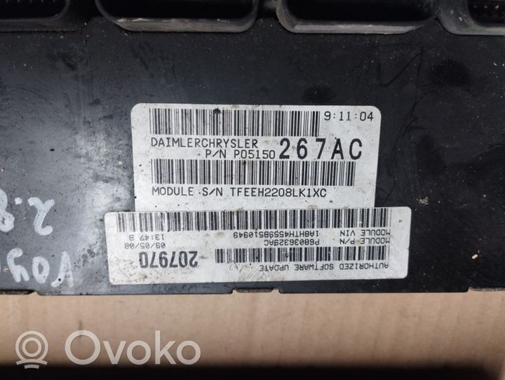 Chrysler Voyager Sterownik / Moduł ECU P05150267AC