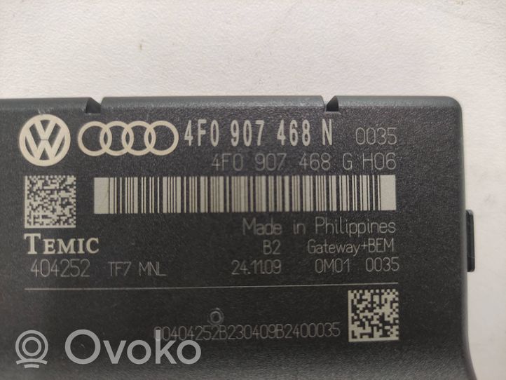 Audi A6 Allroad C6 Gateway valdymo modulis 4F0907468N