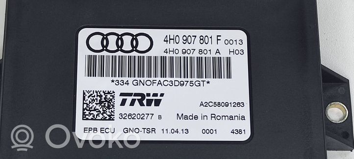 Audi A7 S7 4G Käsijarrun ohjainlaite 4H0907801F