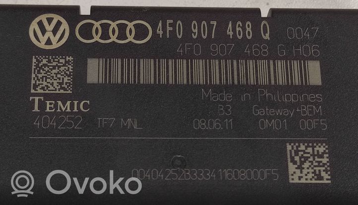 Audi Q7 4L Gateway valdymo modulis 4F0907468G