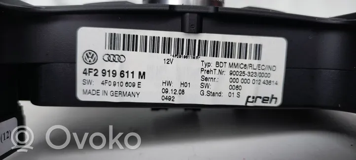 Audi A6 S6 C6 4F Unité de contrôle MMI 4F2919611M