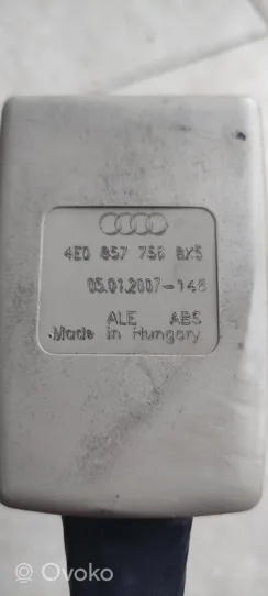 Audi A8 S8 D3 4E Etuistuimen turvavyön solki 4E0857756