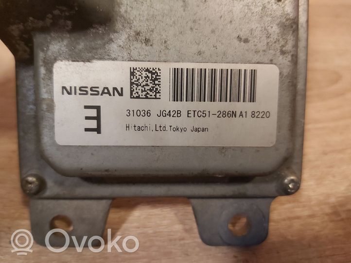 Nissan X-Trail T31 Centralina/modulo scatola del cambio 31036JG42B