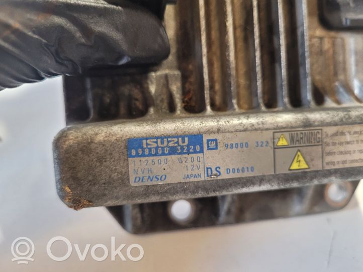 Opel Meriva A Engine control unit/module 98000322