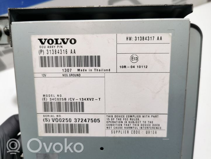 Volvo V60 Amplificateur de son 31384316AA