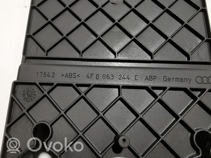 Audi A6 S6 C6 4F Kita centrinė konsolės (tunelio) detalė 4F0863244C