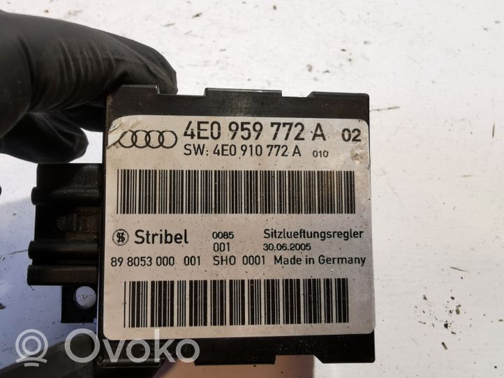 Audi A8 S8 D3 4E Autres unités de commande / modules 4E0959772A