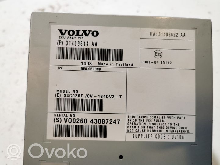 Volvo V60 Amplificateur de son 31409614AA