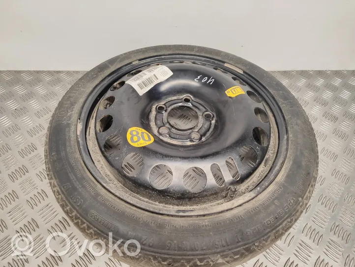 Opel Meriva B Koło zapasowe R16 13267272