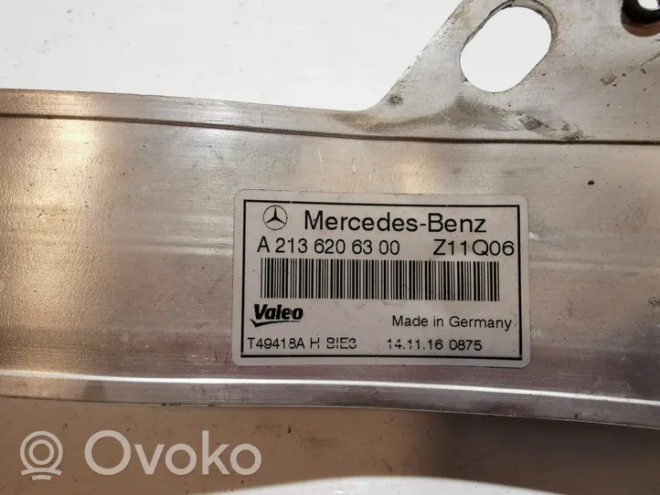 Mercedes-Benz E W213 Radiator support slam panel bracket A2136206300
