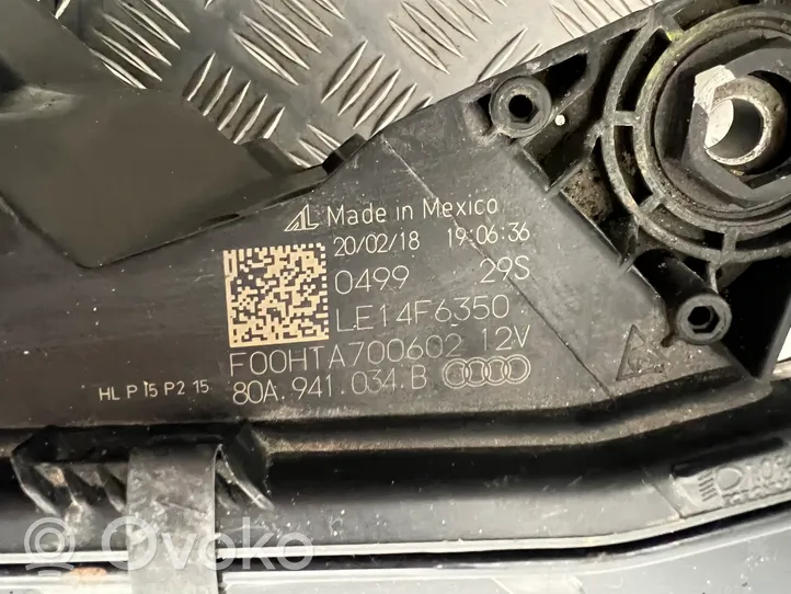 Audi Q5 SQ5 Faro delantero/faro principal 80A941034B