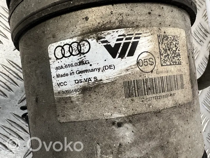 Audi Q5 SQ5 Ammortizzatore anteriore a sospensione pneumatica 80A616039G