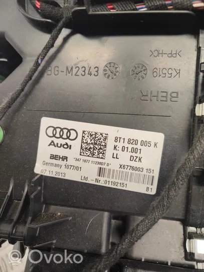 Audi Q5 SQ5 Sisälämmityksen ilmastoinnin korin kokoonpano 8T1820005K
