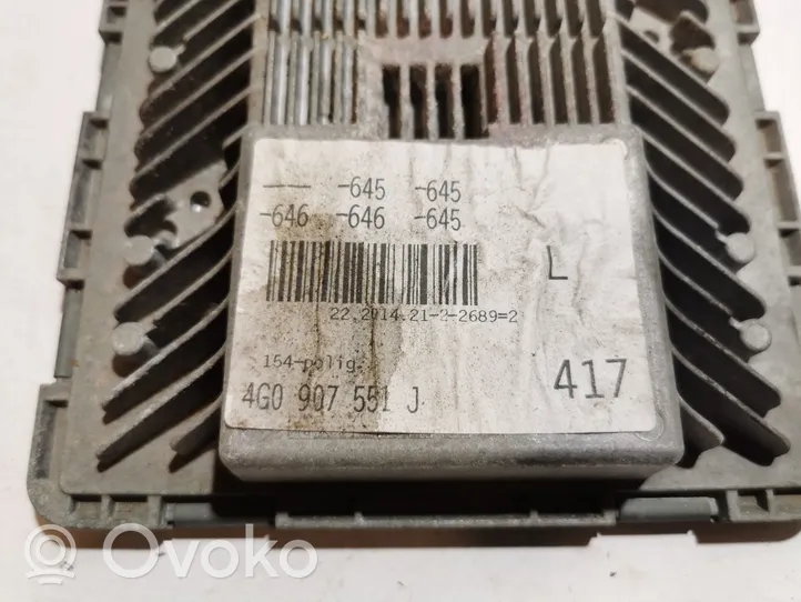 Audi A7 S7 4G Dzinēja vadības bloks 4G0907551J