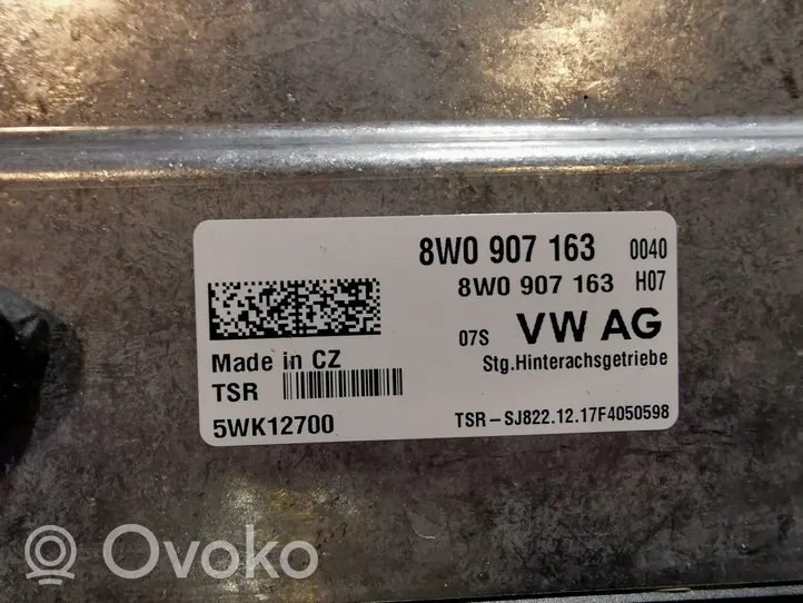 Audi Q5 SQ5 Pārnesumkārbas vadības bloks 8W0907163