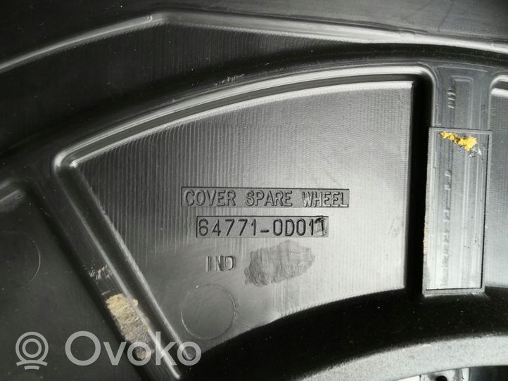 Toyota Yaris Garniture de section de roue de secours 647710D010