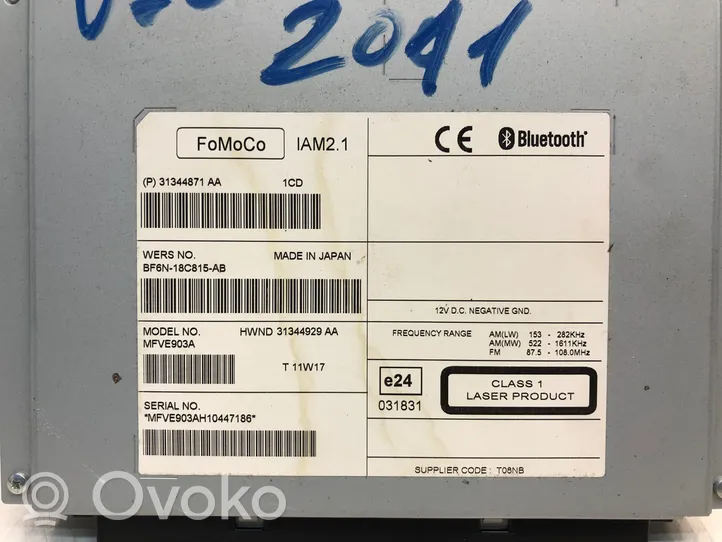 Volvo V70 Panel / Radioodtwarzacz CD/DVD/GPS 31344871AA