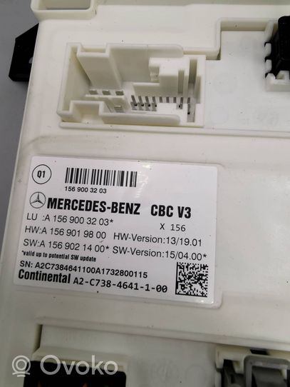Mercedes-Benz CLA C117 X117 W117 Comfort/convenience module A1569003203
