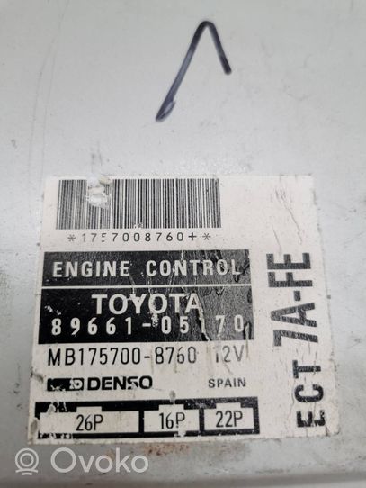 Toyota Carina T190 Calculateur moteur ECU 8966105170