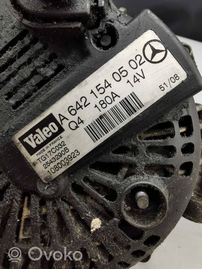 Mercedes-Benz ML W164 Generatore/alternatore A6421540502