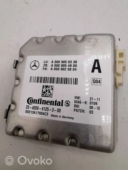 Mercedes-Benz B W246 W242 Muut laitteet A0009050338