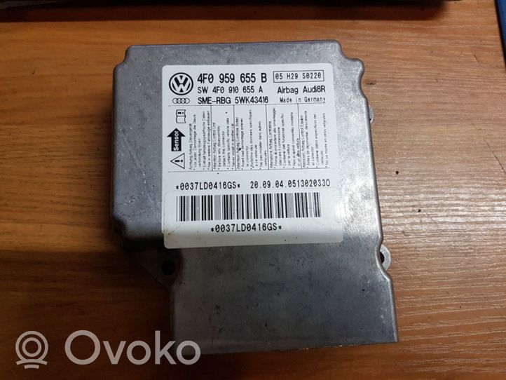 Audi A6 S6 C6 4F Oro pagalvių valdymo blokas 4F0959665B