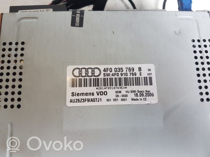 Audi A6 S6 C6 4F CD / DVD Laufwerk Navigationseinheit 4F0035769B