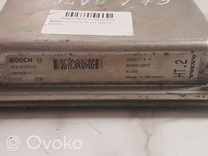 Volvo V70 Sterownik / Moduł ECU 0281010319