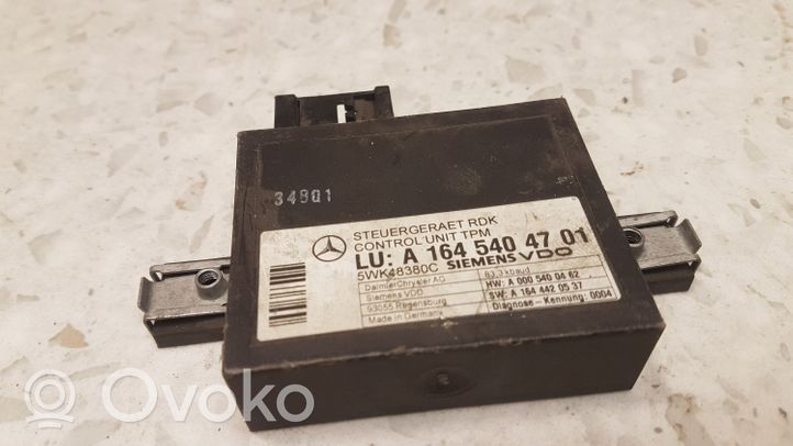 Mercedes-Benz ML W163 Centralina della pressione pneumatico A1645404701