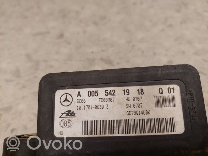 Mercedes-Benz C AMG W204 Capteur ESP A0055421918